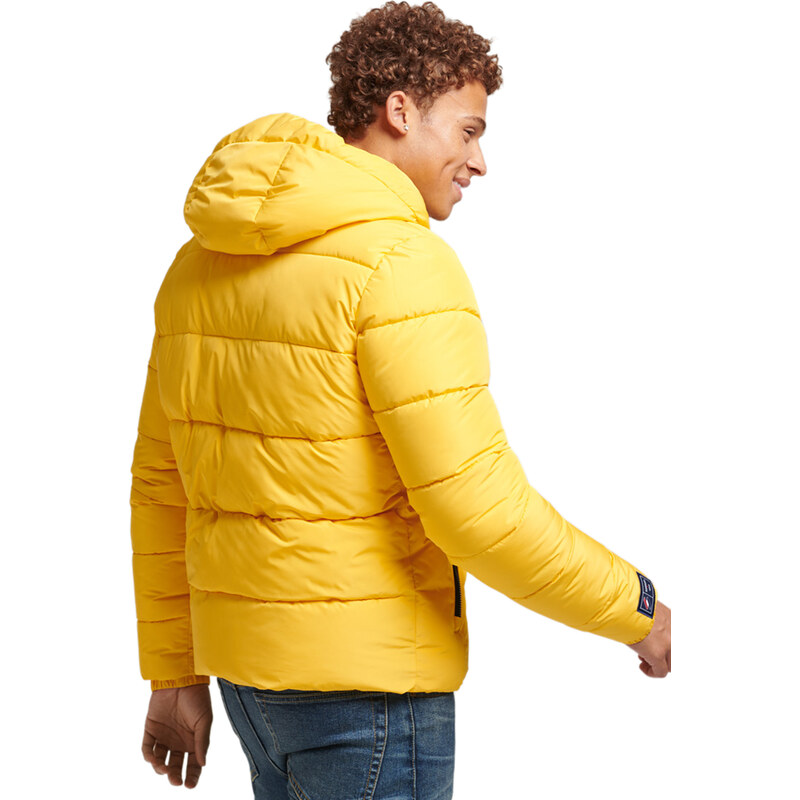 SUPERDRY HOODED SPORTS PUFFER ΜΠΟΥΦΑΝ ΑΝΔΡIKO M5011212A-K1K
