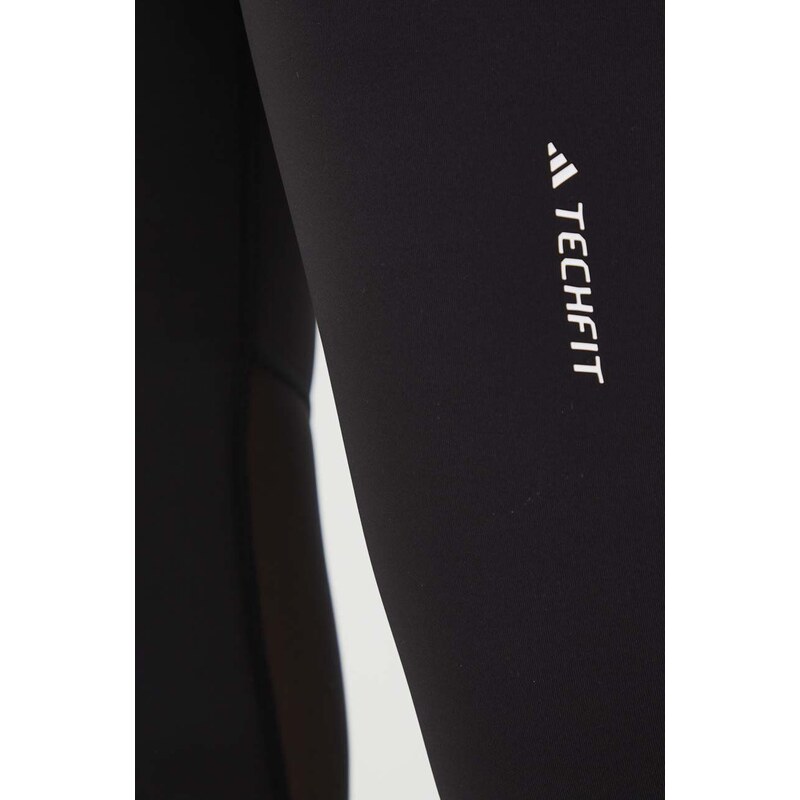 Κολάν προπόνησης adidas Performance Techfit Techfit χρώμα: μαύρο HF6684