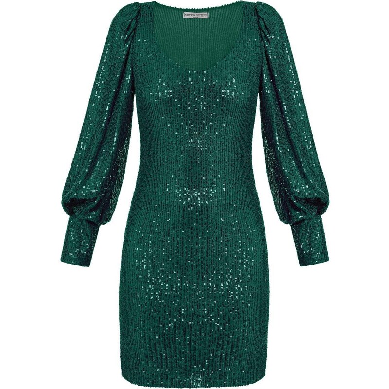 Celestino Φόρεμα με παγιέτες πρασινο για Γυναίκα