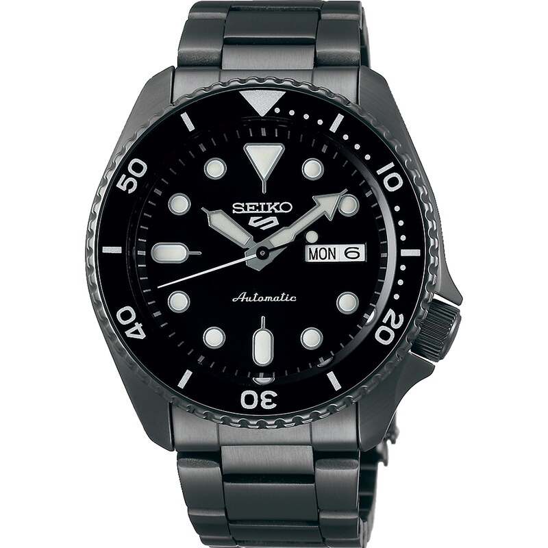 SEIKO 5 Sports Automatic - SRPD65K1F Anthracite case with Stainless Steel Bracelet