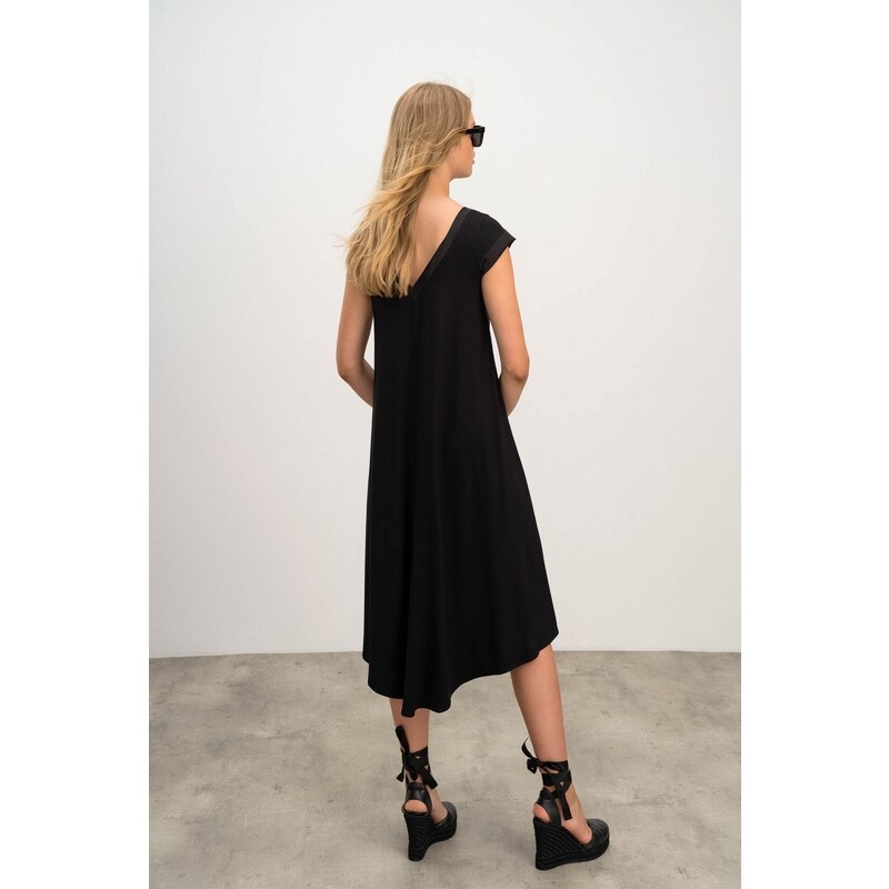 Γυναικείο Καλοκαιρινό Φόρεμα Vamp - Μαύρο - 16518