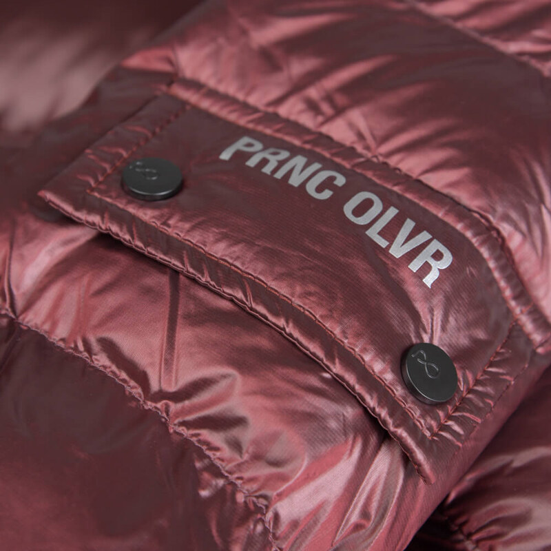 Prince Oliver Hooded Luxe Puffer Jacket Κόκκινο (Modern Fit)