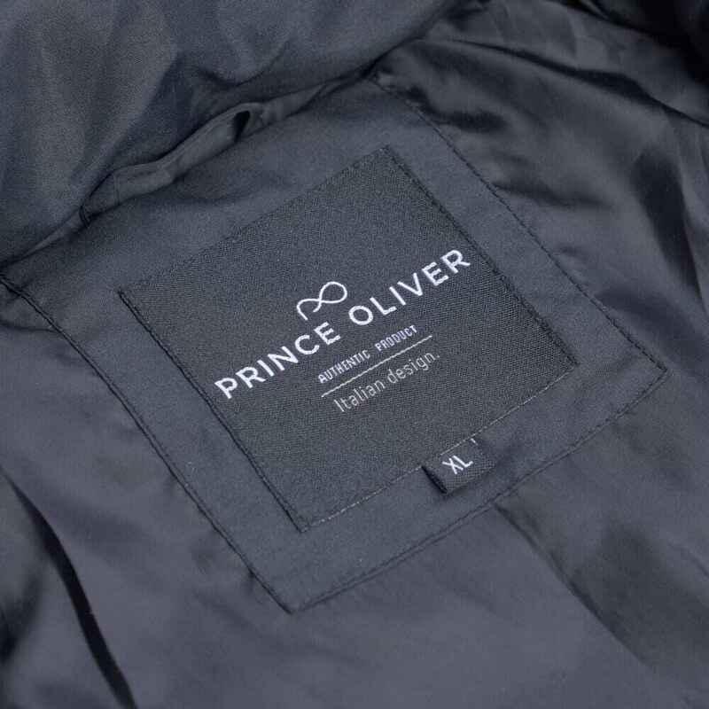 Prince Oliver Puffer Jacket Μαύρο (Modern Fit)