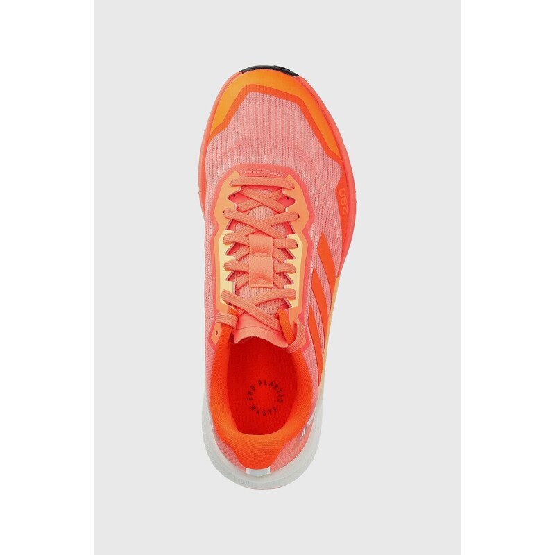 Παπούτσια adidas TERREX Agravic Flow χρώμα: πορτοκαλί