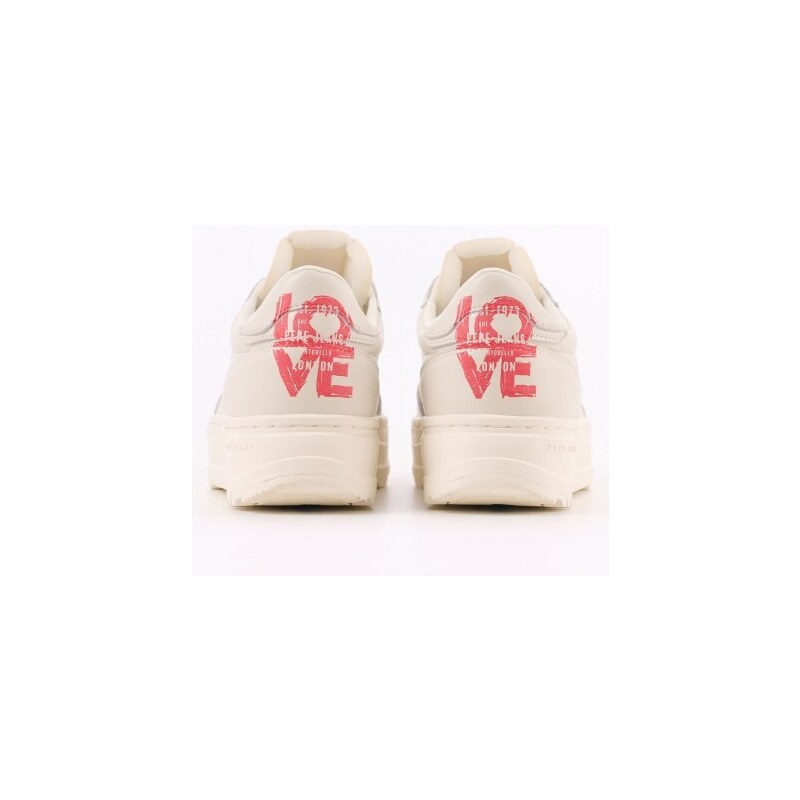 Γυναικεία Παπούτσια Casual Kore.Love.W Άσπρο Δέρμα Pepe Jeans