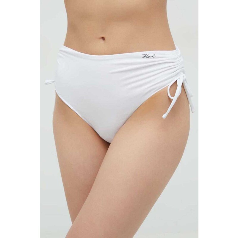 KARL LAGERFELD Bikini Bottom Karl Dna Culottes 230W2233 100 white