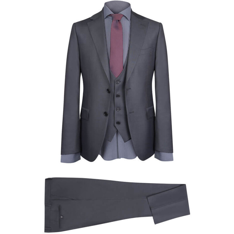 Prince Oliver Perennial Suit Ανθρακί (Modern Fit)