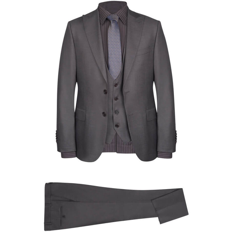 Prince Oliver Perennial Suit Καφέ (Modern Fit)