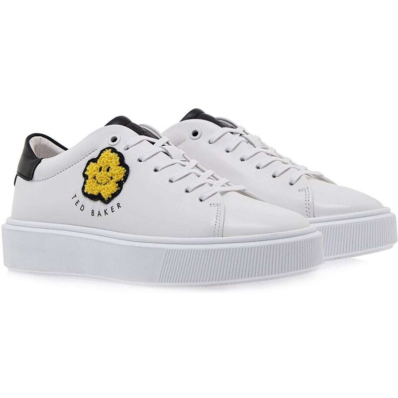 TED BAKER Sneakers Maymay Magnolia Flower Platform Sneaker 266931 white