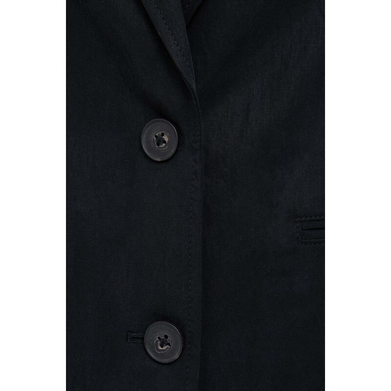 Σακάκι GAP χρώμα: μαύρο
