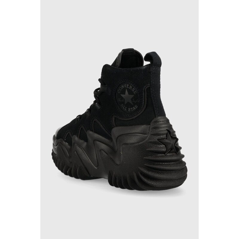 Πάνινα παπούτσια Converse Run Star Motion CX HI χρώμα: μαύρο, A03924C F3A03924C