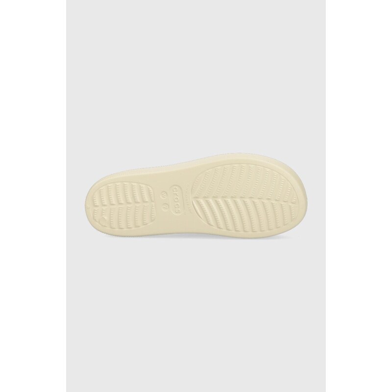 Παντόφλες Crocs Classic Platform Slide Classic Platform Slide χρώμα ...