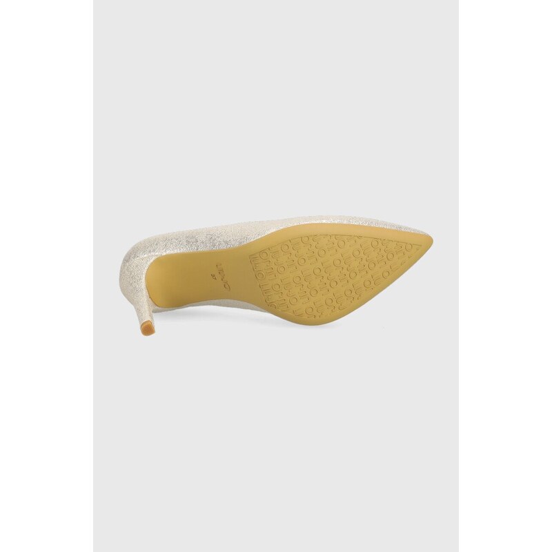 Γόβες παπούτσια Liu Jo VICKIE 133 χρώμα: χρυσαφί, SA3135EX13504078