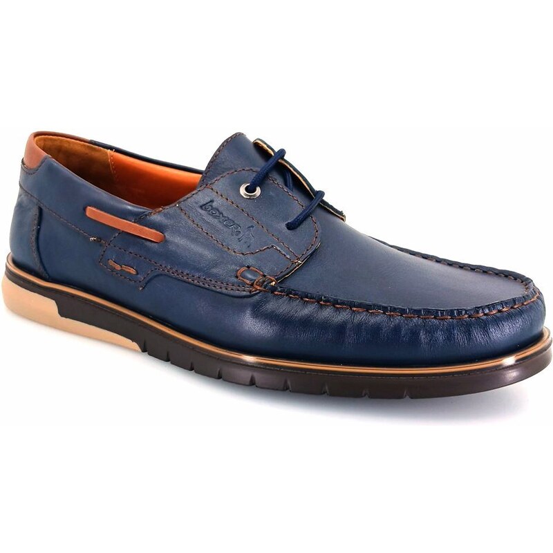 Boxer 21323 (μπλε) ανδρικά boat shoes