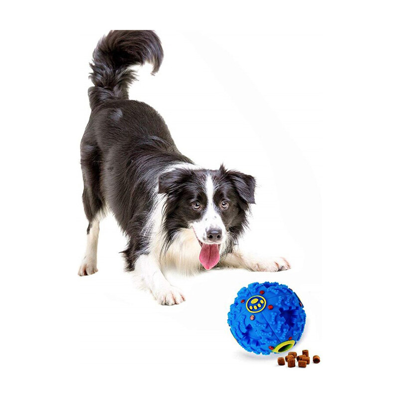 UNBRANDED Παιχνίδι μπάλα για σκυλιά & γάτες ANM-0009, 12cm, μπλε