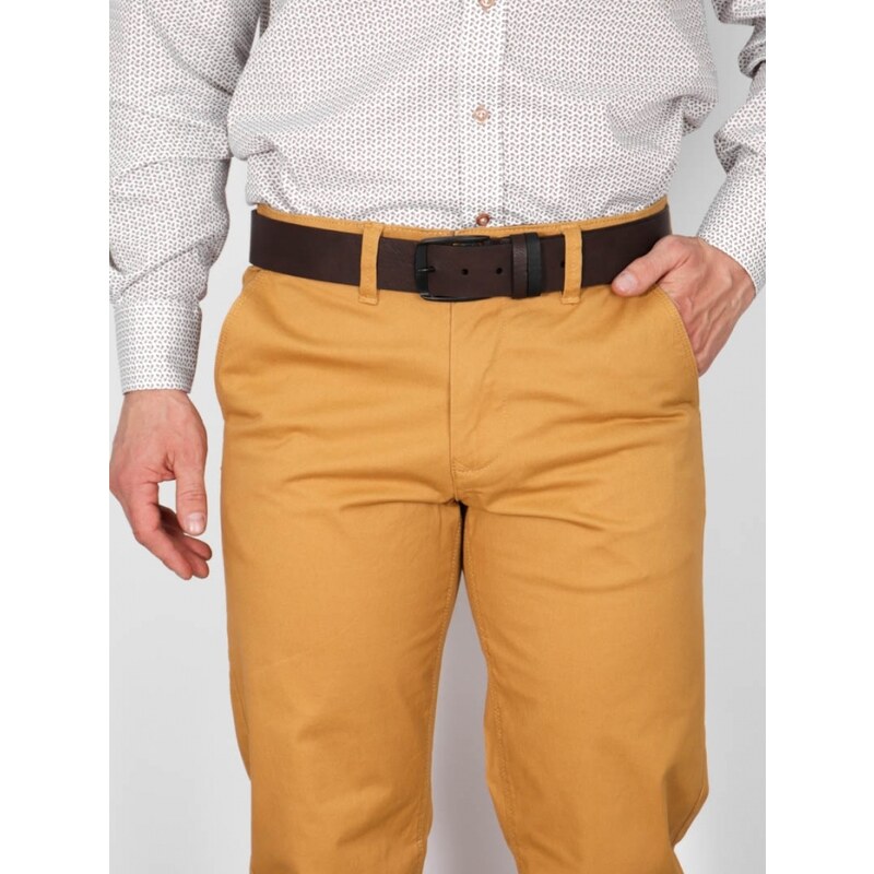 Παντελόνι Υφασμάτινο Chinos Van Hipster Ανδρικό - Κίτρινο - 008008