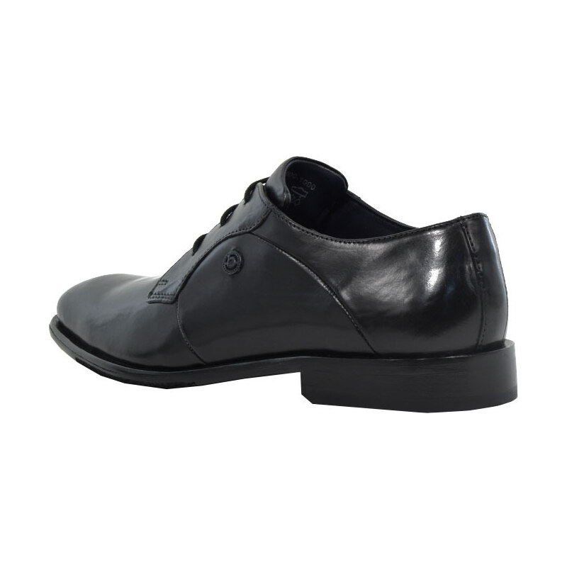 Ανδρικά παπούτσια BUGATTI 311-A5Q6-1000 1000 BLACK μαύρο δέρμα