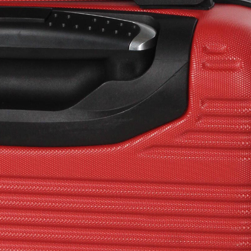 Βαλίτσα - Χειραποσκευή κόκκινη καμπίνας 45x35x20cm ABS με τέσσερις ρόδες Worldline 28RED251 - 28250-06