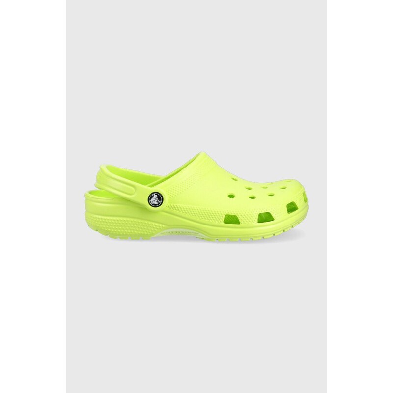 Παντόφλες Crocs Classic χρώμα: πράσινο, 10001