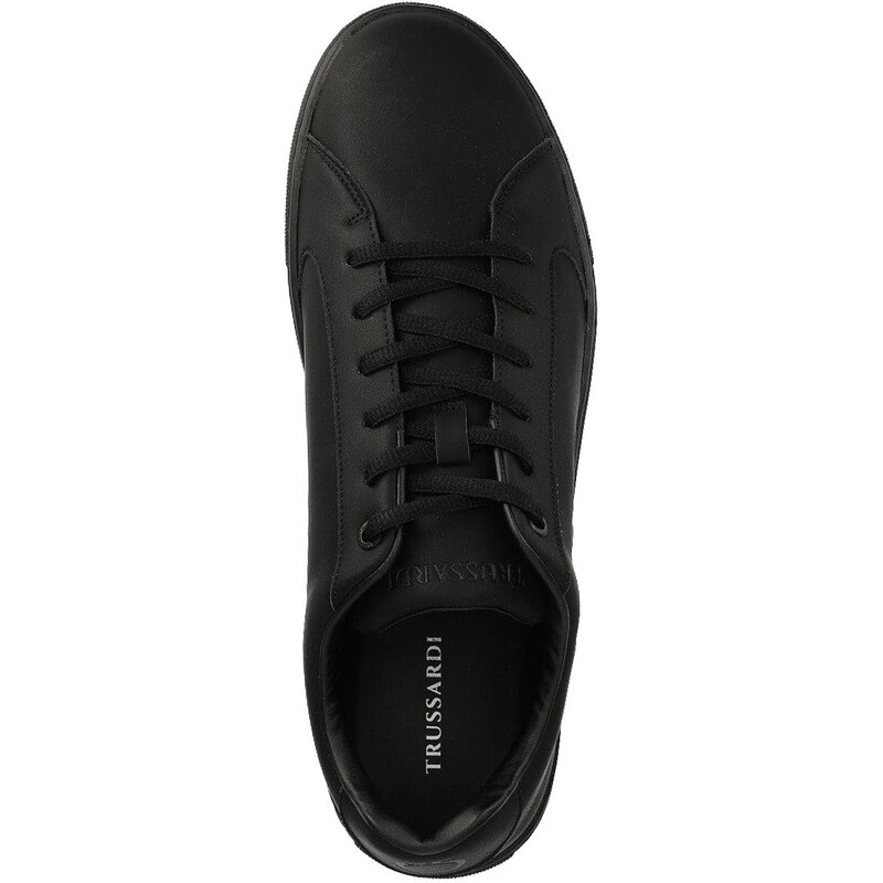Trussardi Base Black Ανδρικά Sneakers Μαύρα (77A00487 9Y099998 K299)