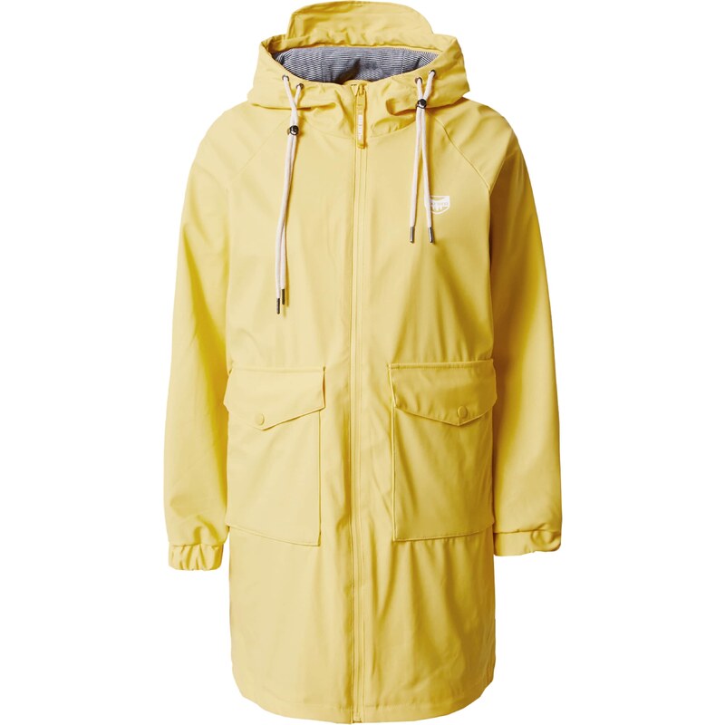 Lake View Ανοιξιάτικο και φθινοπωρινό παλτό 'Ellen' κίτρινο / λευκό