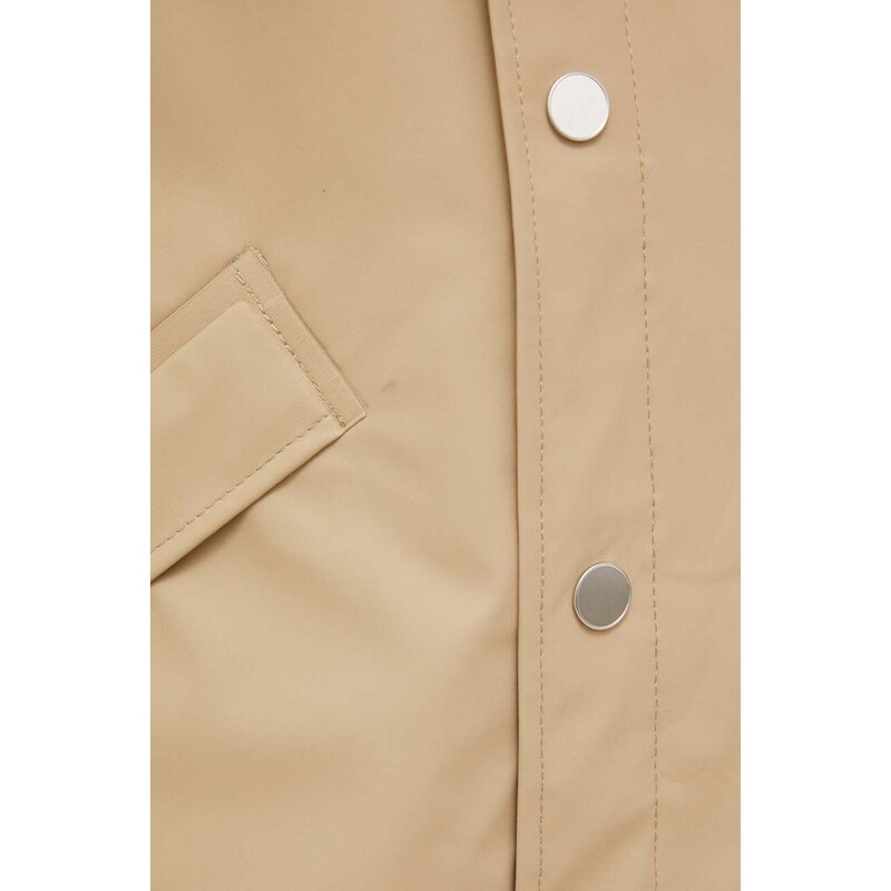 Αδιάβροχο μπουφάν Rains 12020 Long Jacket χρώμα: μπεζ