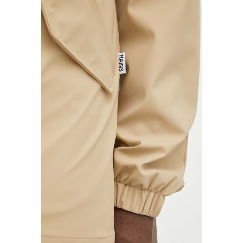 Αδιάβροχο μπουφάν Rains 18010 Fishtail Jacket χρώμα: μπεζ F30