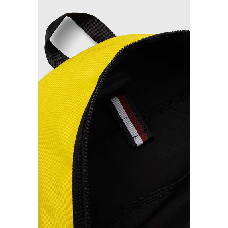 Σακίδιο πλάτης Tommy Hilfiger χρώμα: κίτρινο