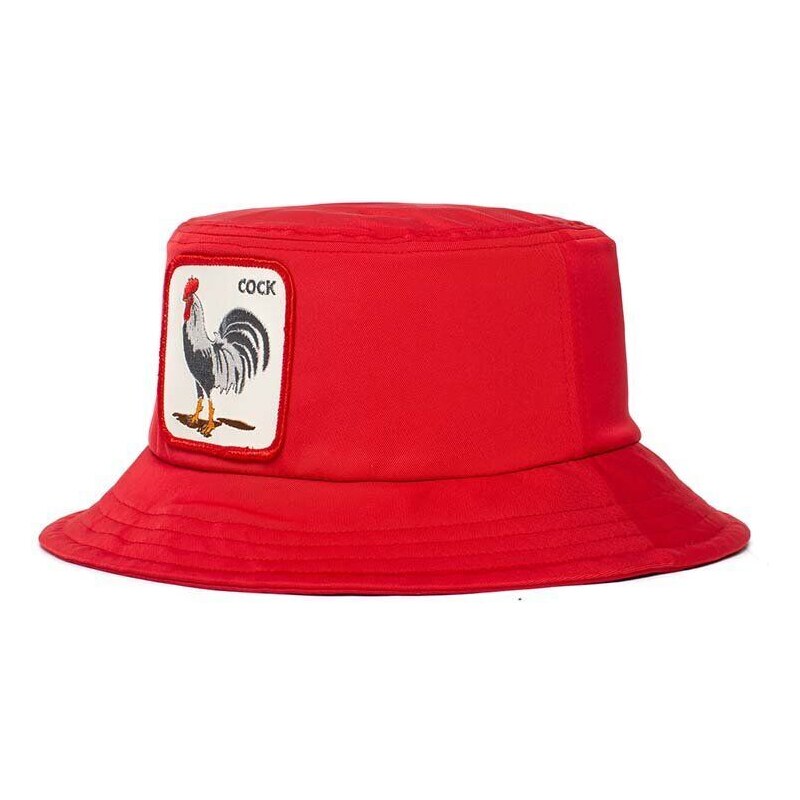 Βαμβακερό καπέλο Goorin Bros χρώμα: κόκκινο