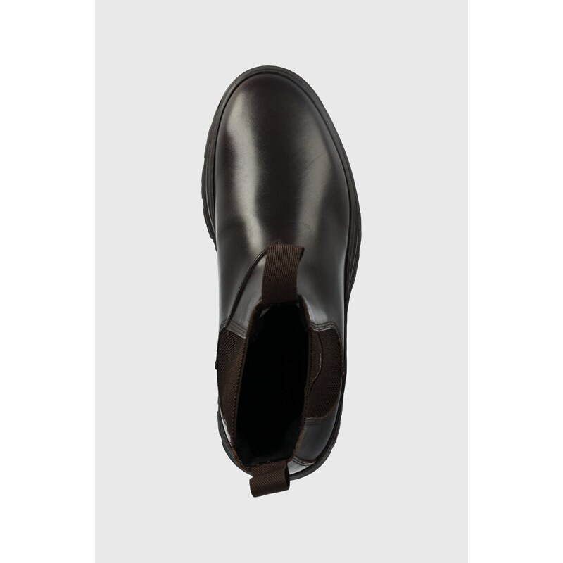 Δερμάτινες μπότες τσέλσι Gant St Grip χρώμα: καφέ F30