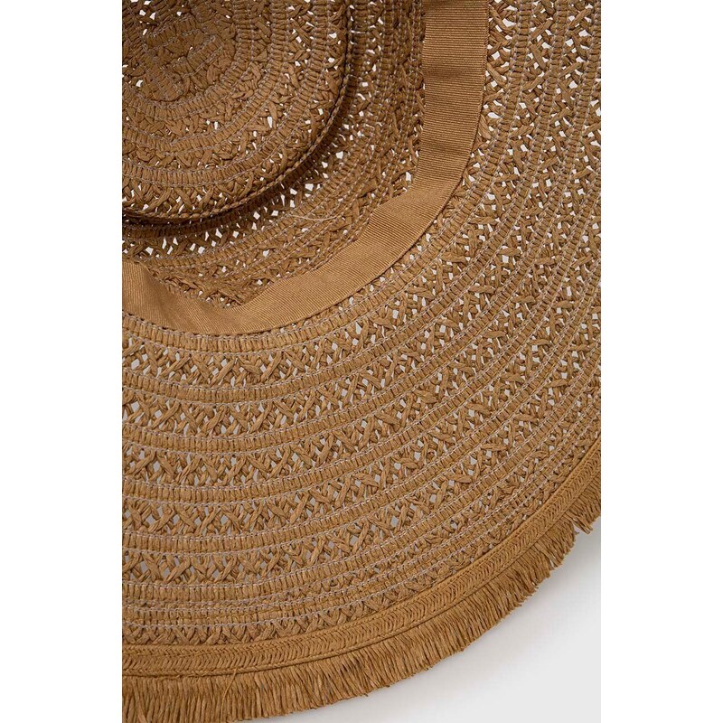 Καπέλο Abercrombie & Fitch χρώμα: μπεζ