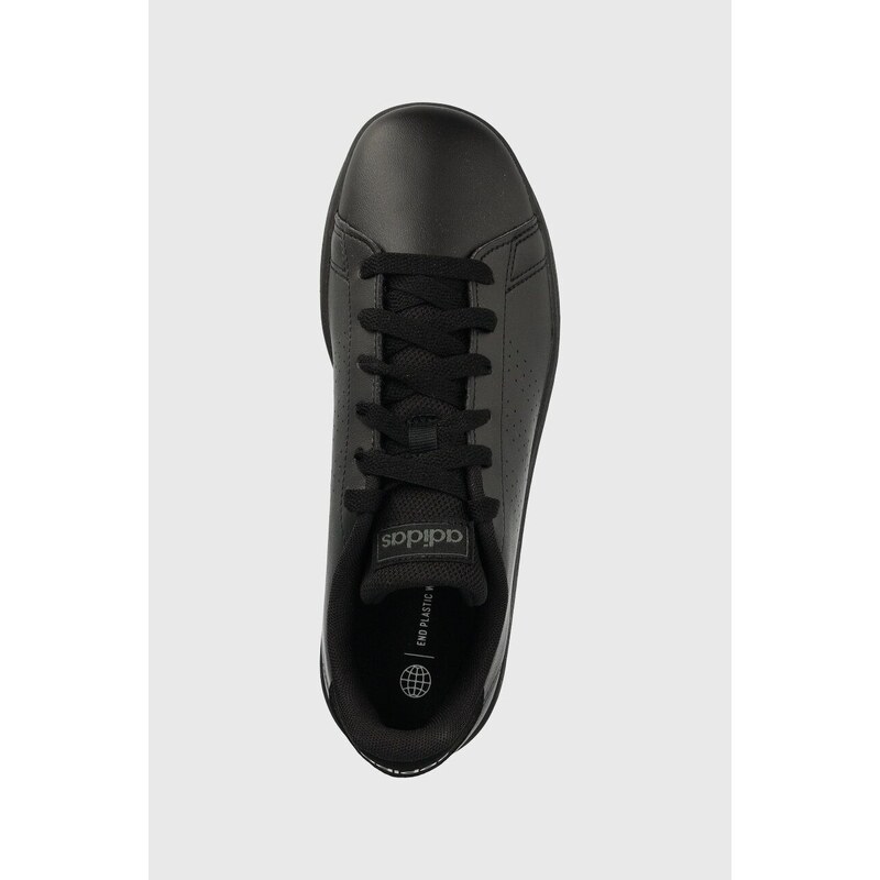 Παιδικά αθλητικά παπούτσια adidas ADVANTAGE χρώμα: μαύρο