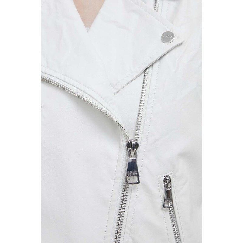 Αμάνικο μπουφάν DKNY χρώμα: άσπρο