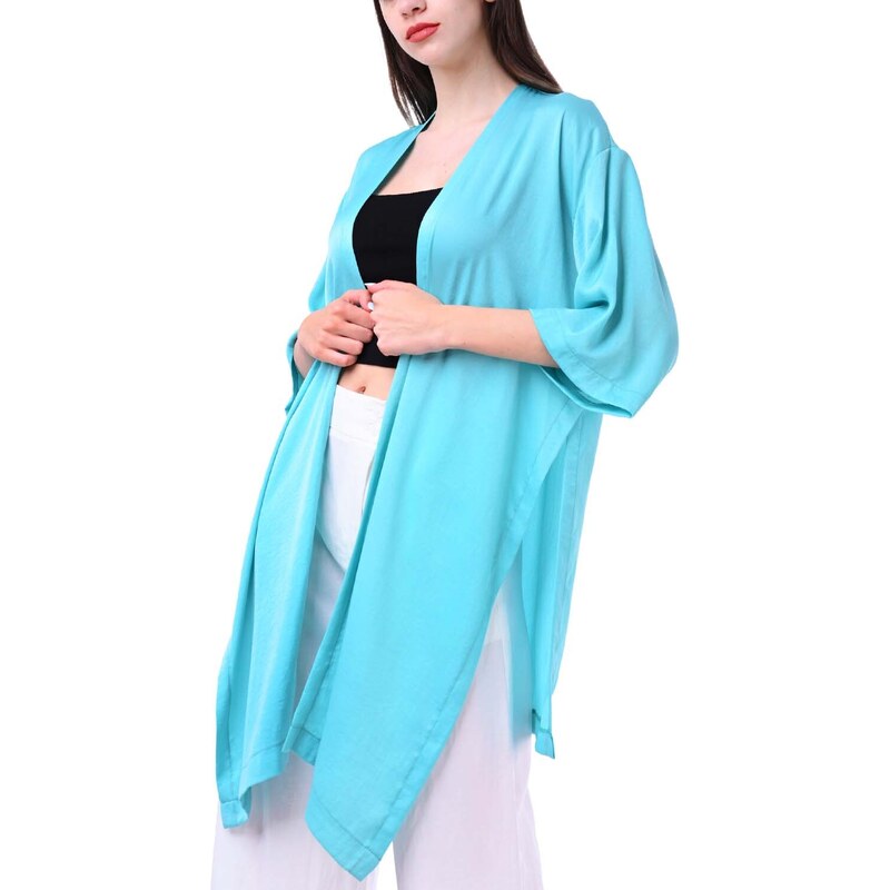 MOUTAKI Κιμονο 23.06.22 turquoise