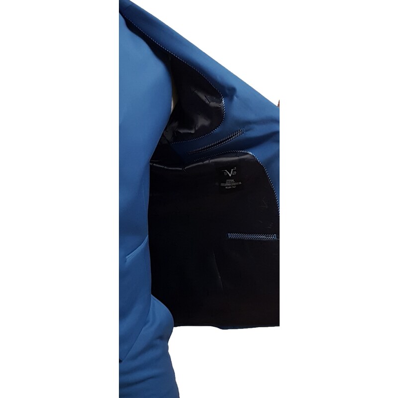 19V69 Versace - 07.31.Seta - Blue - Κουστούμι slim fit