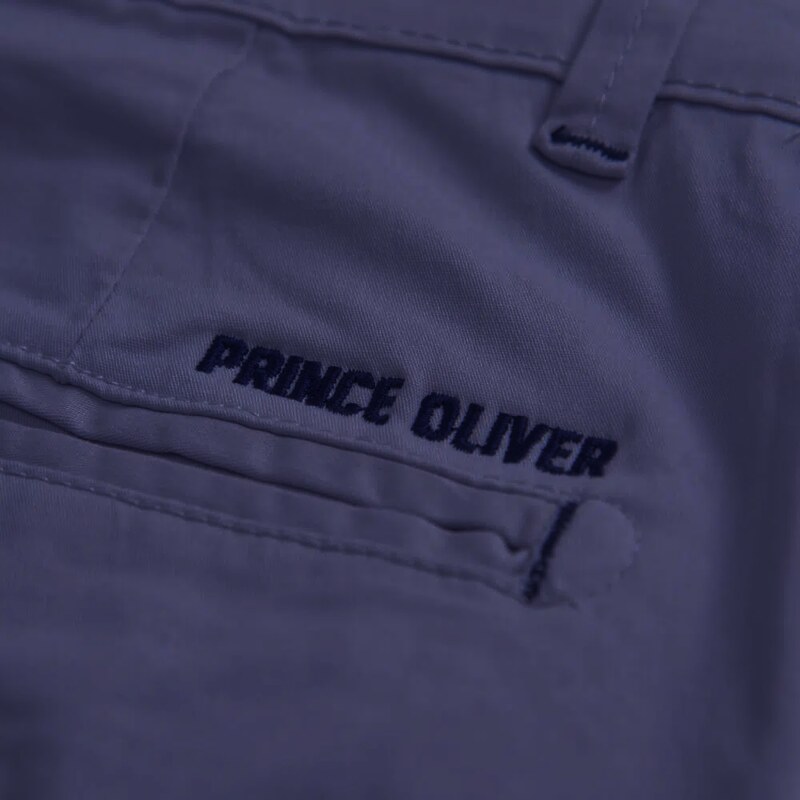Prince Oliver Chinos Μπλε Σκούρο (Slim Fit)