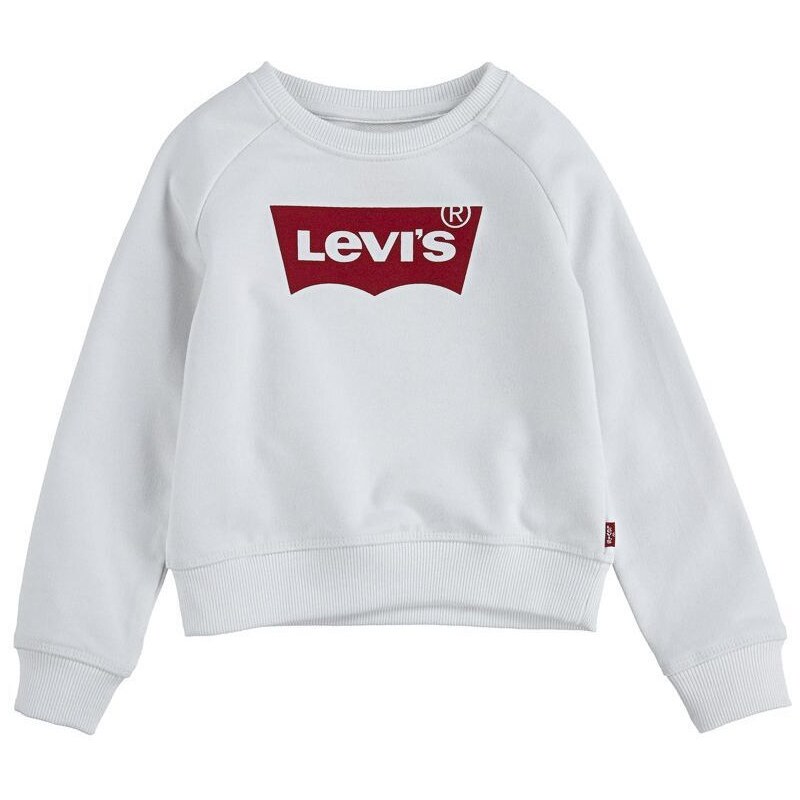Παιδική μπλούζα Levi's χρώμα: άσπρο