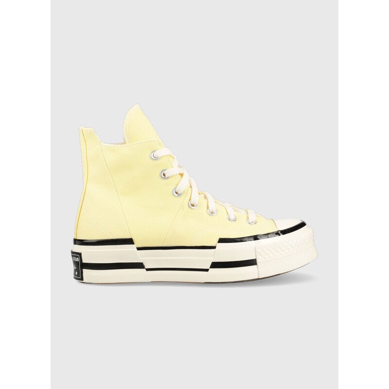 Πάνινα παπούτσια Converse Chuck 70 Plus χρώμα: κίτρινο