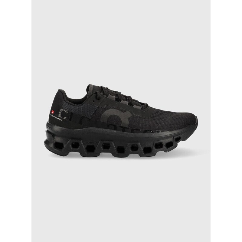 Παπούτσια για τρέξιμο On-running Cloudmonster χρώμα: μαύρο F30