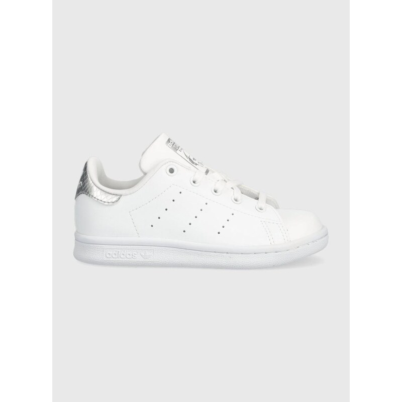 Παιδικά αθλητικά παπούτσια adidas Originals STAN SMITH C χρώμα: άσπρο