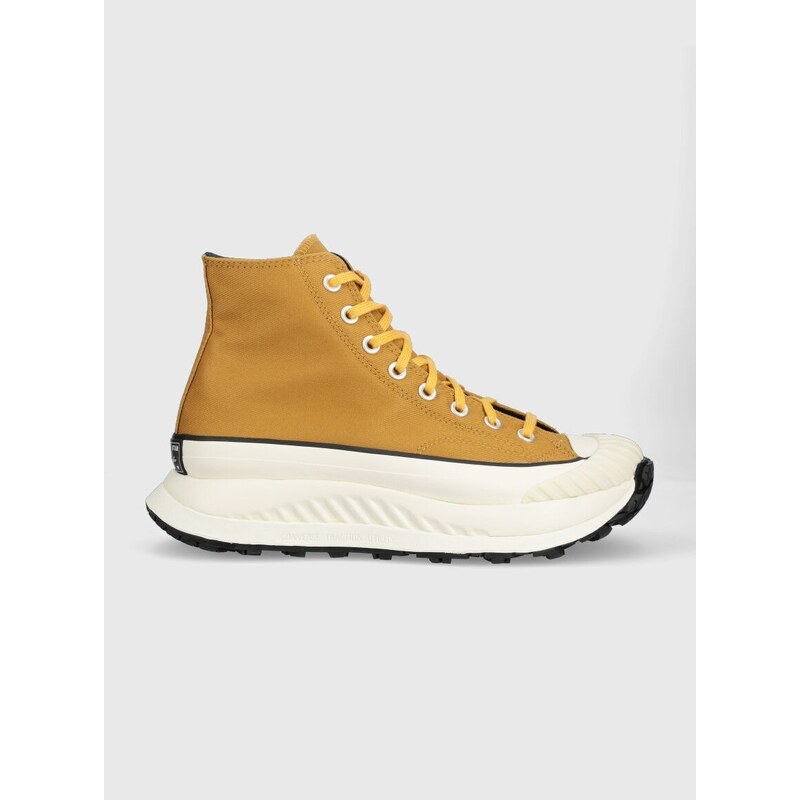 Πάνινα παπούτσια Converse Chuck 70 AT-CX HI χρώμα: κίτρινο, A02778C