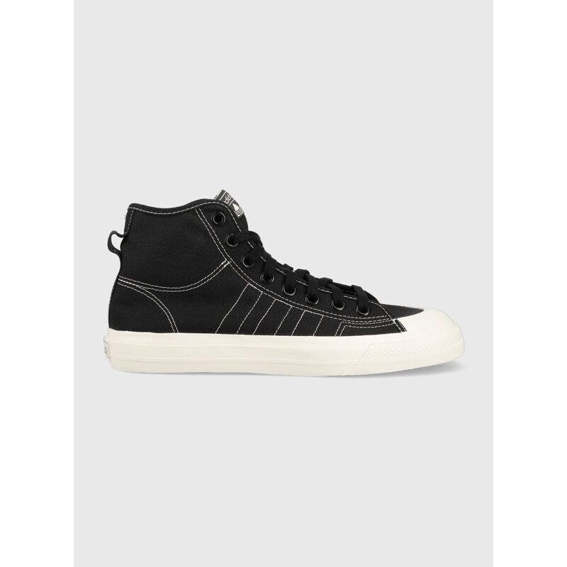 Πάνινα παπούτσια adidas Originals Nizza χρώμα μαύρο F34057