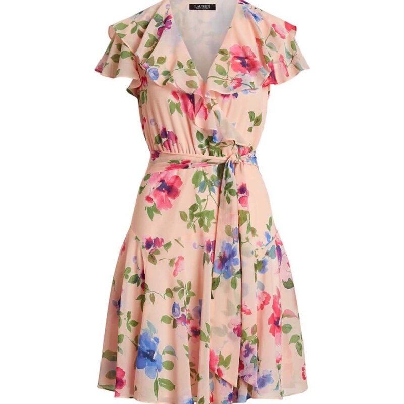 POLO RALPH LAUREN Φορεμα Jatrissa-Short Sleeve-Day Dress 200902745001 650 Pink