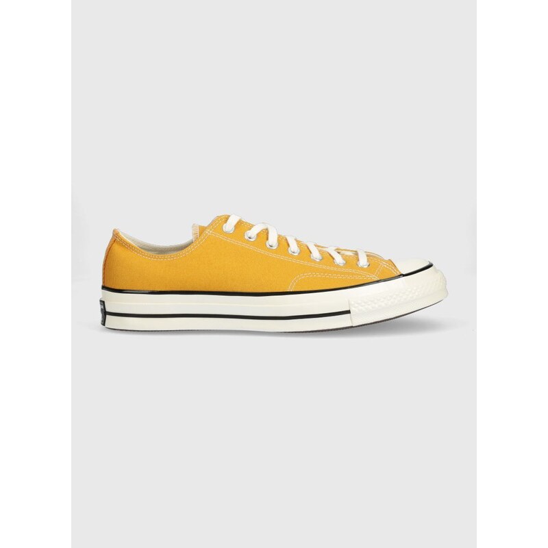 Πάνινα παπούτσια Converse χρώμα κίτρινο 162063C