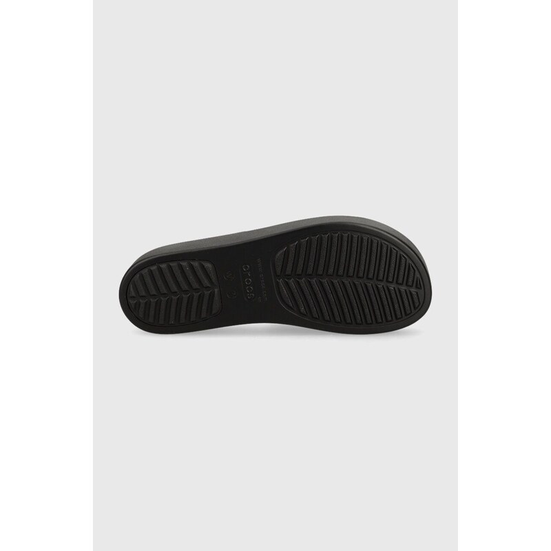 Παντόφλες Crocs Brooklym Slide Brooklym Slide χρώμα: μαύρο, 28728 IC0434 205669
