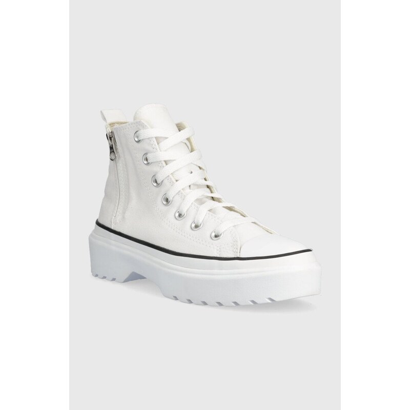 Πάνινα παπούτσια Converse Chuck Taylor AS Lugged Lift χρώμα: άσπρο