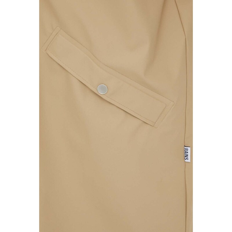 Αδιάβροχο μπουφάν Rains 12020 Long Jacket χρώμα: μπεζ