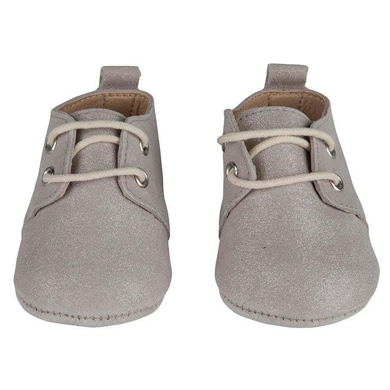 Baby Dutch Βρεφικά Παπούτσια με Κορδόνια Glitter