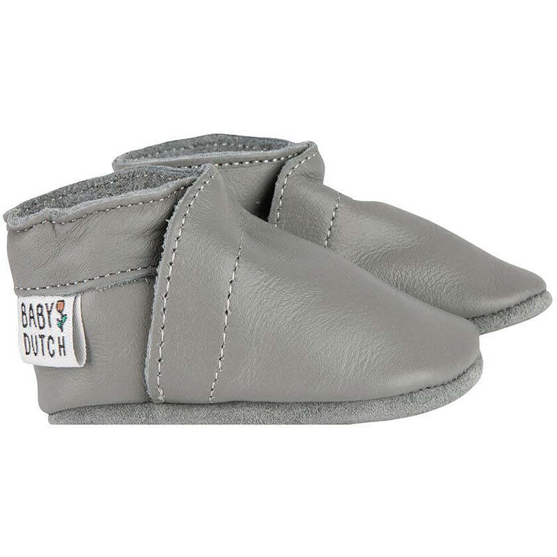 Baby Dutch Βρεφικά Παπούτσια Αγκαλιάς Gray
