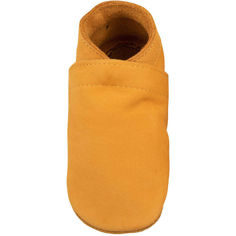 Baby Dutch Βρεφικά Παπούτσια Αγκαλιάς Nubuck Ocher